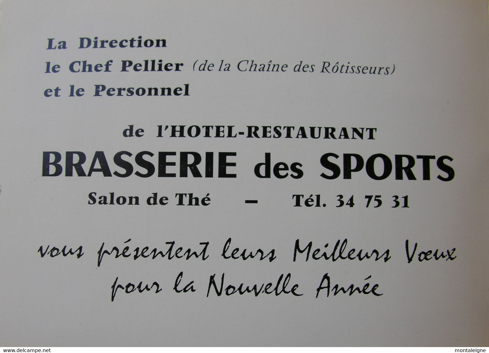 Vallauris (06) Brasserie Des Sports Et Hôtel Molinengo - Paperboard Signs