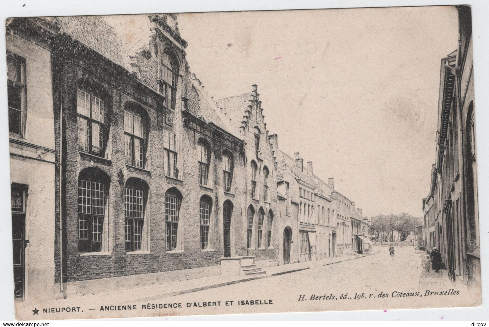 Nieuwpoort - Oude Residentie Van Albrecht En Isabelle (Bertels) Gelopen Kaart Van Voor 1900 Met Zegel) - Nieuwpoort