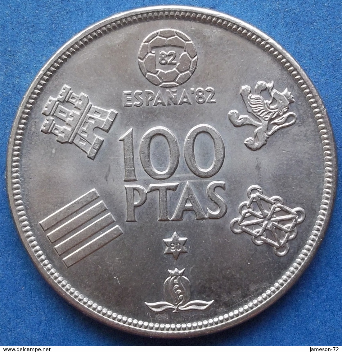 SPAIN - 100 Pesetas 1980 *80 KM# 820 Football Championship'82 Serie - Edelweiss Coins - 100 Pesetas