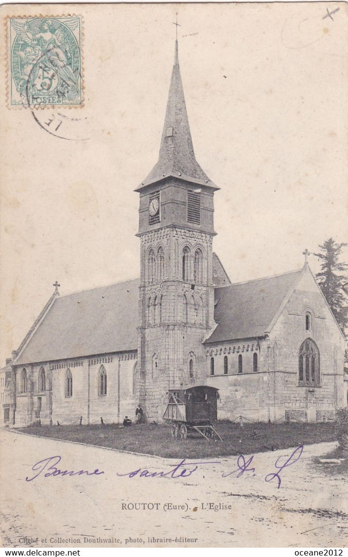 27 Routôt. L'église - Routot