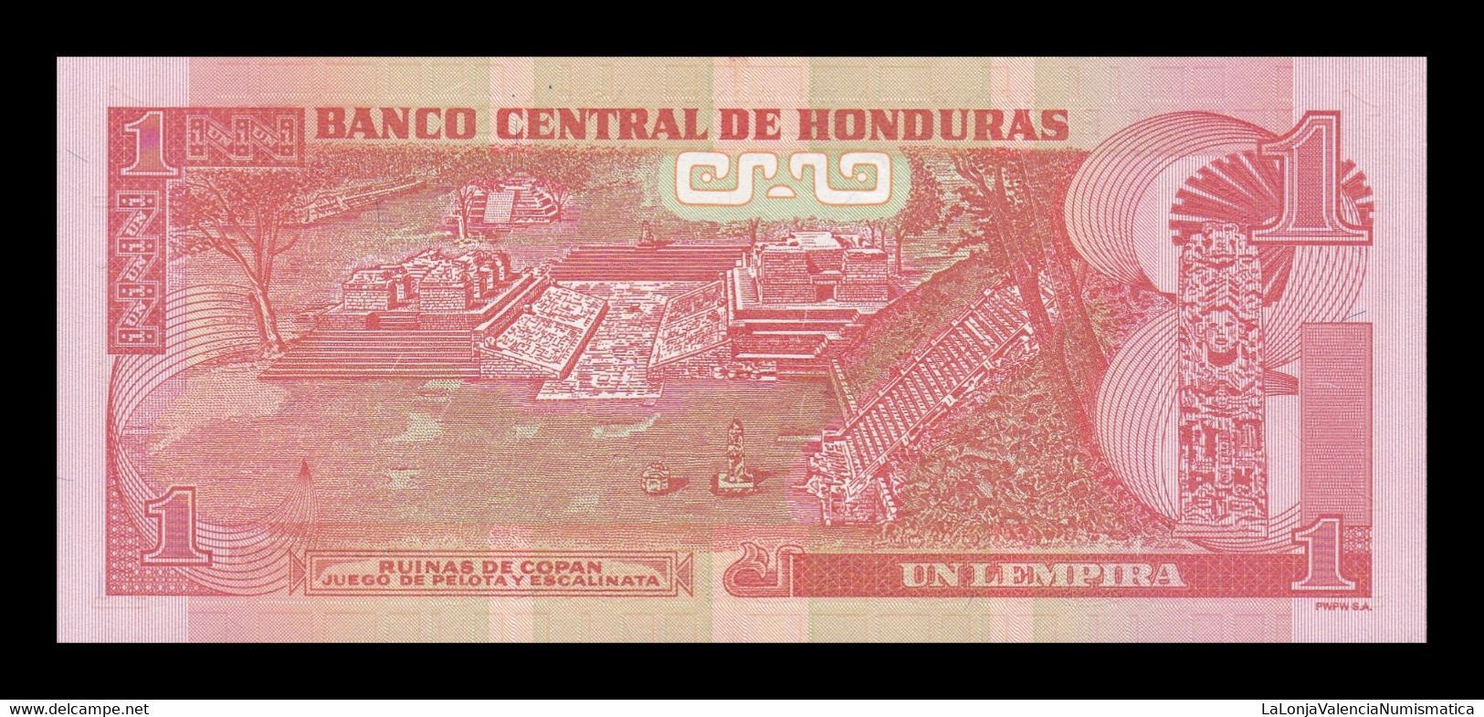 Honduras Taco 100 Billetes 1 Lempira 2019 Pick 96d SC UNC - Honduras