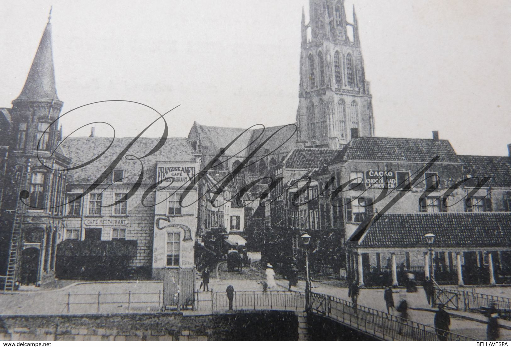 Postkantoor  Uitg. J.J. Van Turnhout. Breda. 1904 -Franziskamer Cafe Resto - Breda