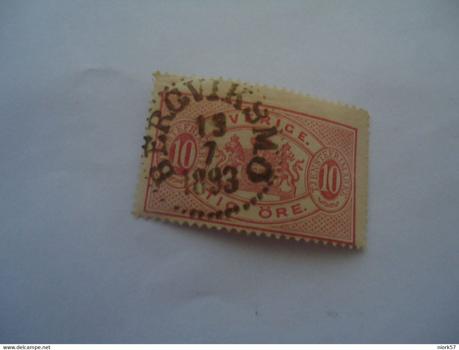 SWEDEN  USED    STAMPS OFFICIAL  1874 WITH  POSTMARK - Andere & Zonder Classificatie