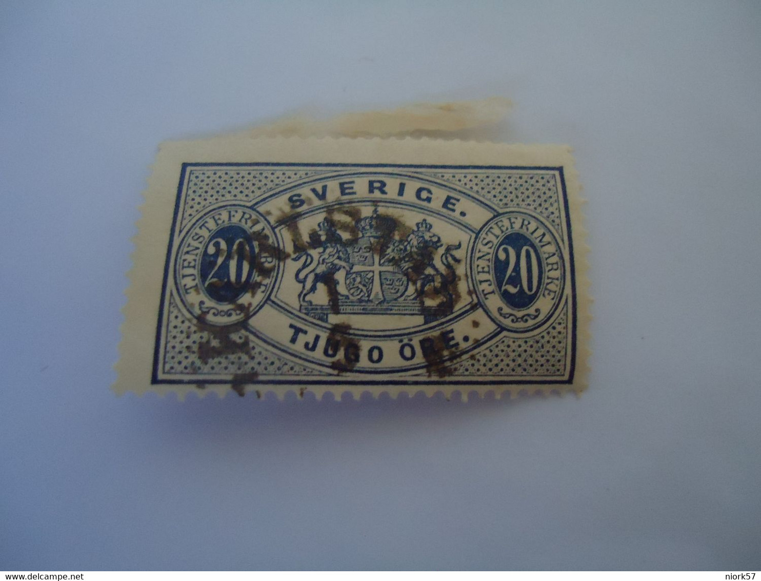 SWEDEN  USED    STAMPS OFFICIAL  1874 WITH  POSTMARK - Andere & Zonder Classificatie