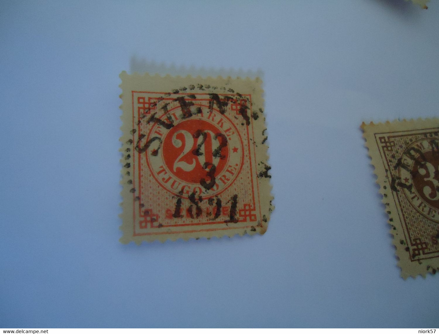 SWEDEN  USED     STAMPS   1872   WITH  POSTMARK - Other & Unclassified