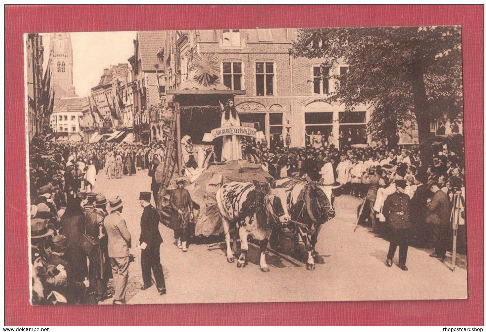 CPA BRUGES Procession Du St. Sang. Char De La Nativité Belle CPA - Brugge