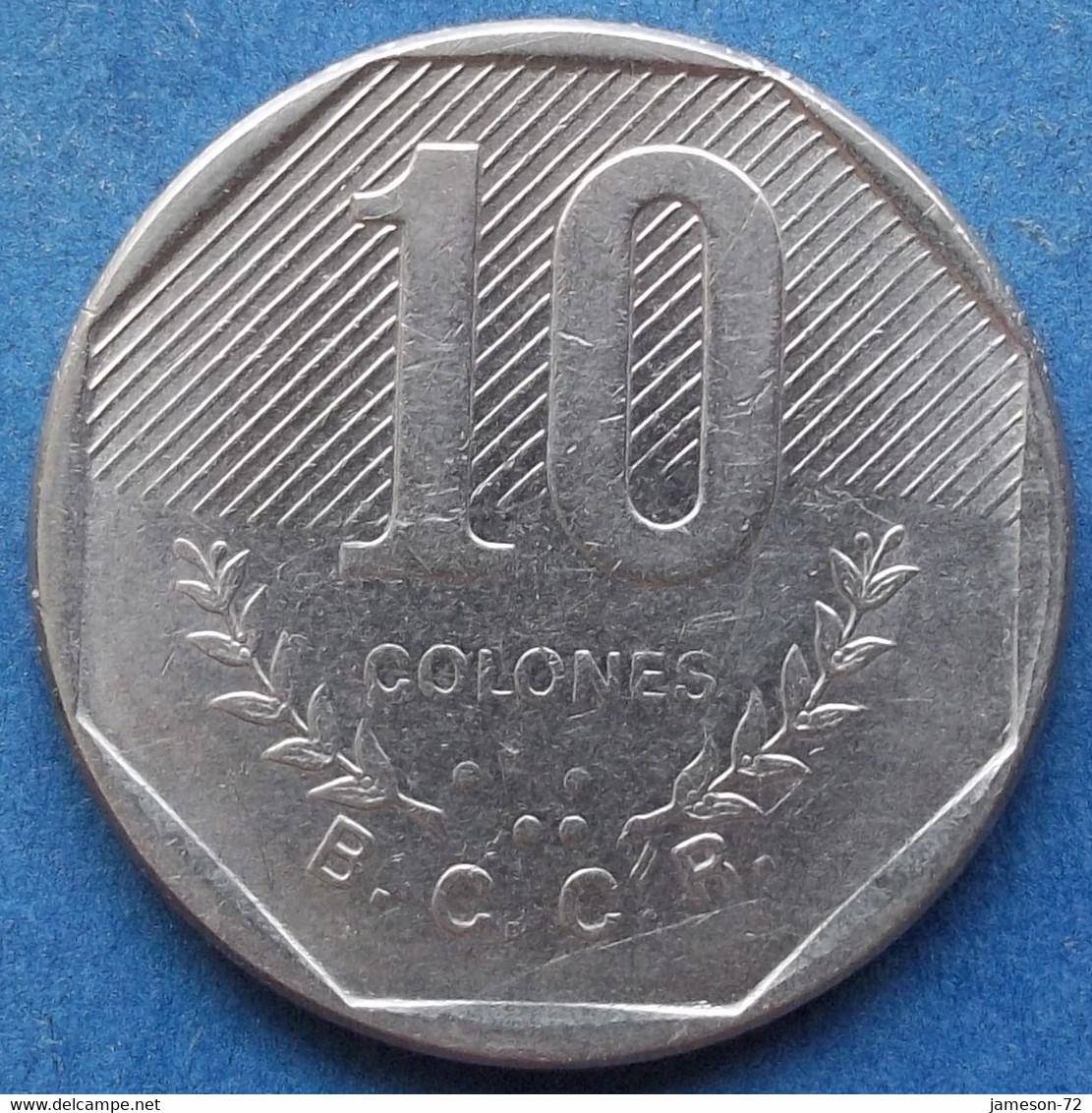 COSTA RICA - 10 Colones 1985 KM# 215.2 Monetary Reform (1920) - Edelweiss Coins - Costa Rica