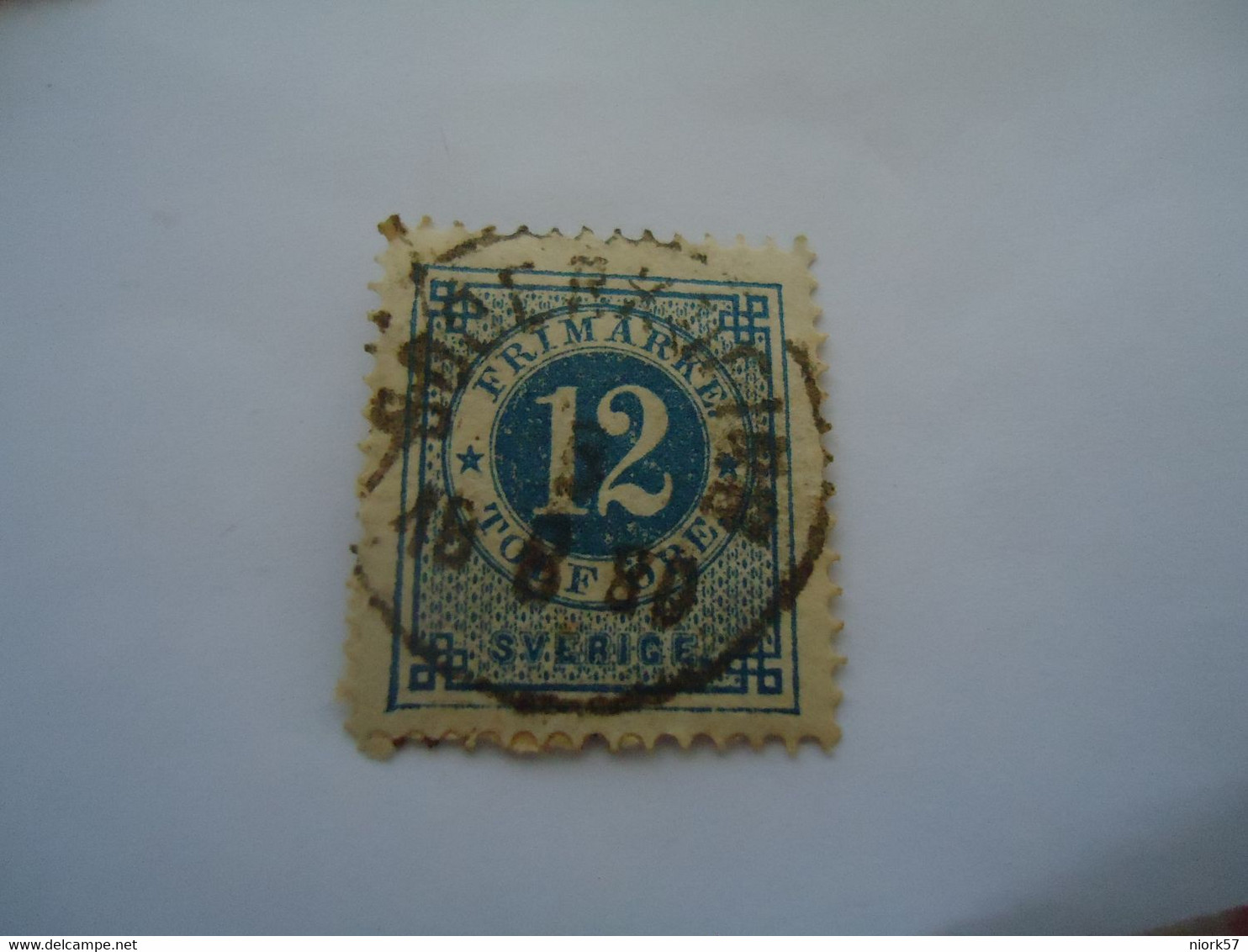 SWEDEN  USED     STAMPS   1872   WITH  POSTMARK - Andere & Zonder Classificatie