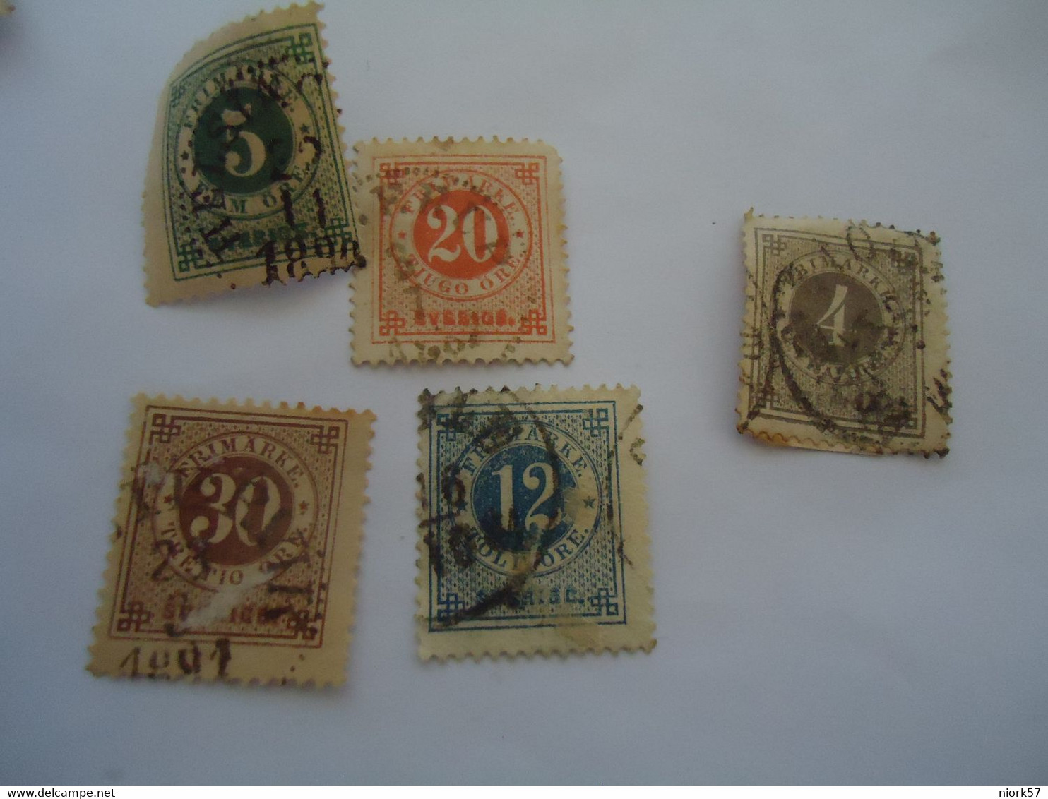 SWEDEN  USED     STAMPS   1872   WITH  POSTMARK - Other & Unclassified