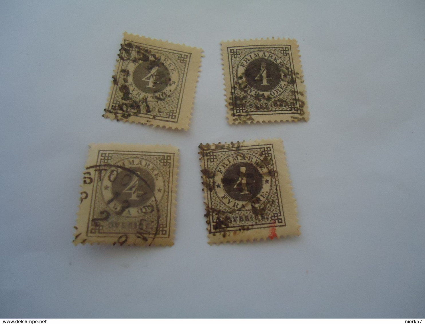 SWEDEN  USED     STAMPS   1872   WITH  POSTMARK - Andere & Zonder Classificatie