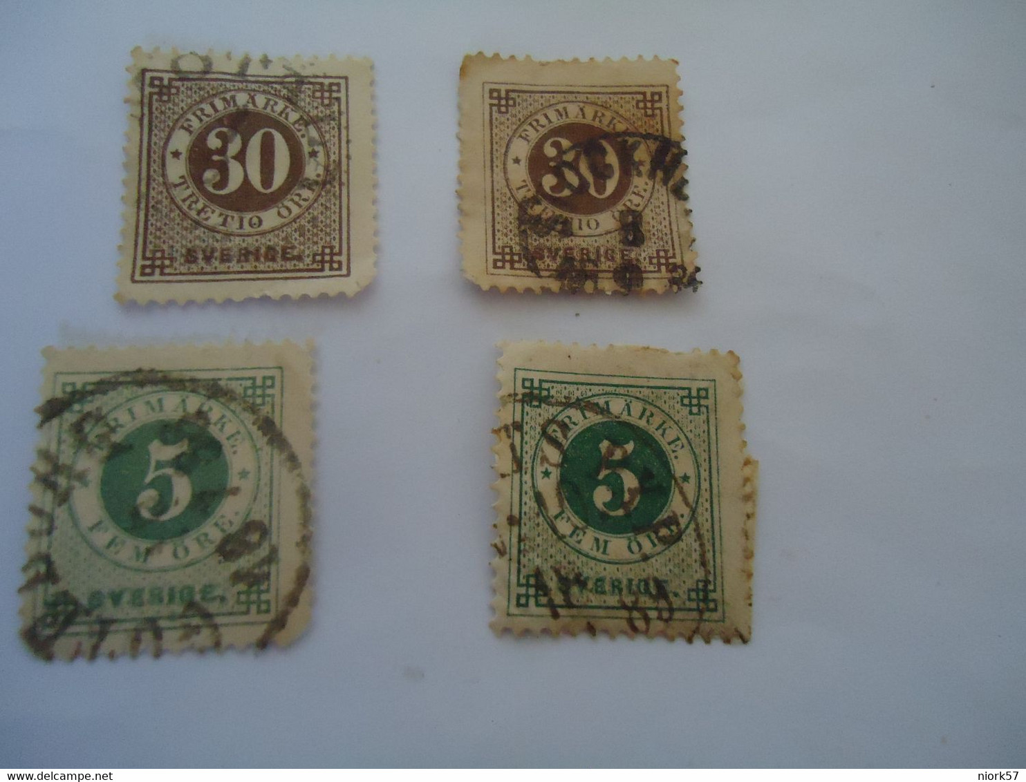 SWEDEN  USED     STAMPS   1872   WITH  POSTMARK - Other & Unclassified