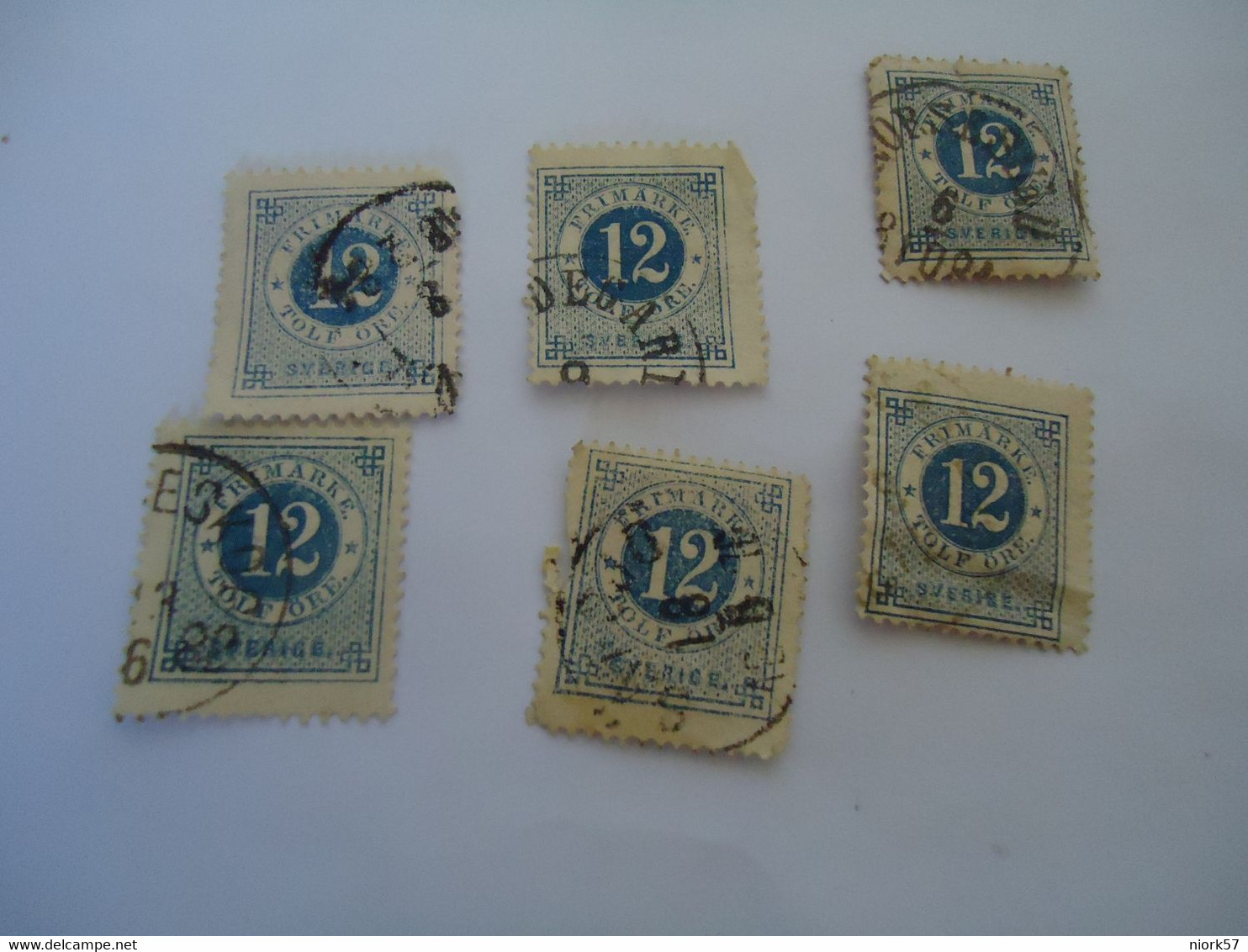 SWEDEN  USED     STAMPS   1872   WITH  POSTMARK - Other & Unclassified