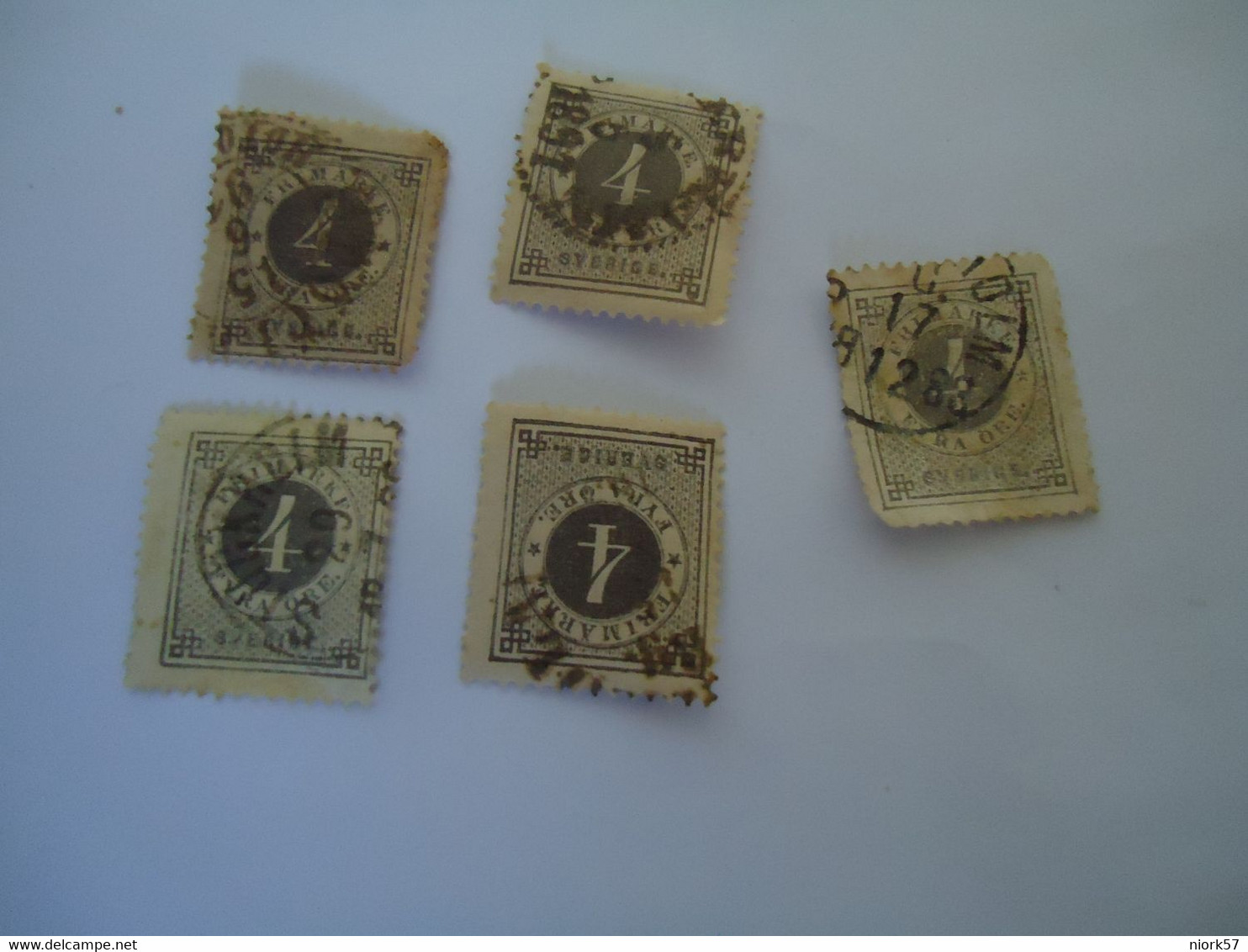 SWEDEN  USED     STAMPS   1872   WITH  POSTMARK - Andere & Zonder Classificatie