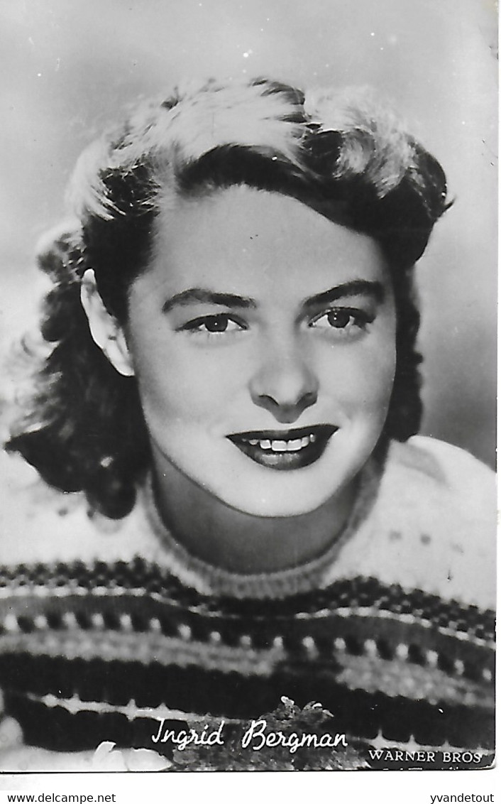 Cinéma. Photo De Ingrid Bergman - Otros & Sin Clasificación