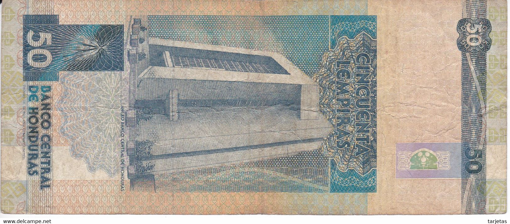BILLETE DE HONDURAS DE 50 LEMPIRAS AÑO 1994 (BANKNOTE) - Honduras