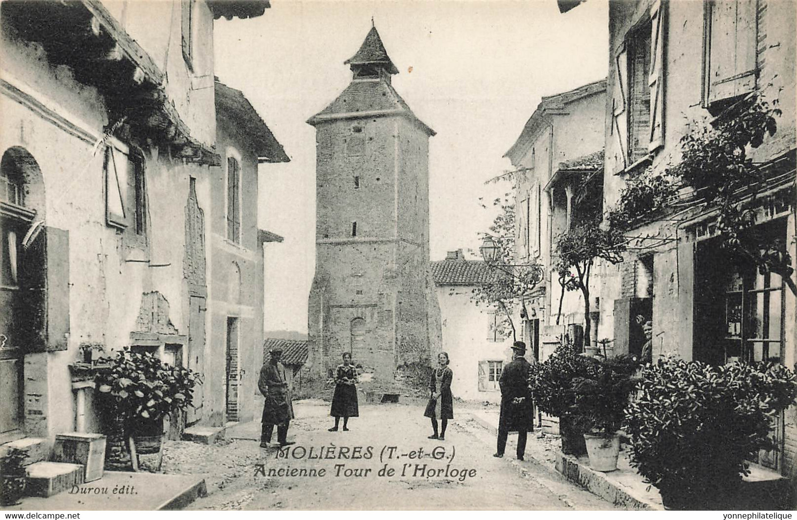 82 - TARN ET GARONNE - MOLIÈRES - Ancienne Tour De L'horloge - Animation - Superbe-10041 - Molieres