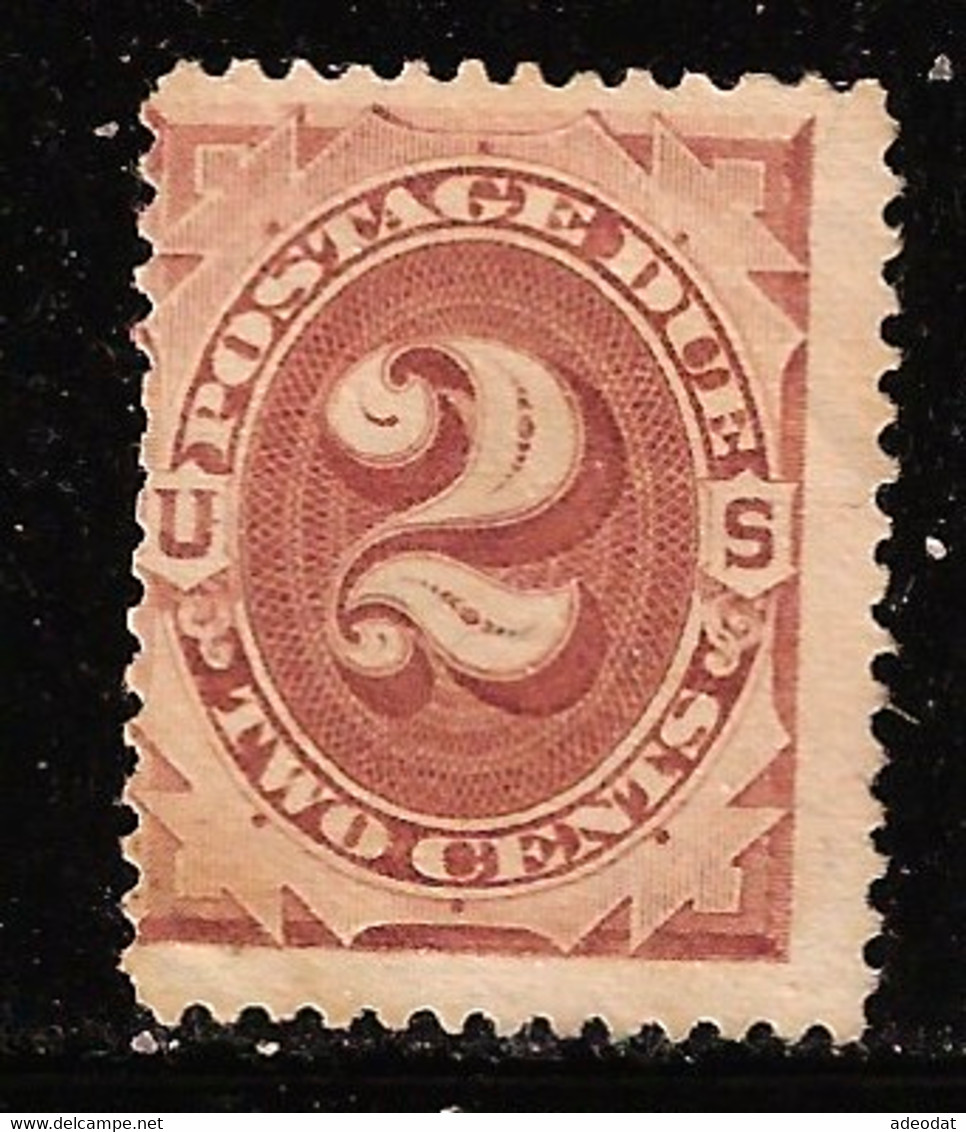 UNITED STATES 1884 POSTAGE DUE J16 MH CV US$90. - Postage Due