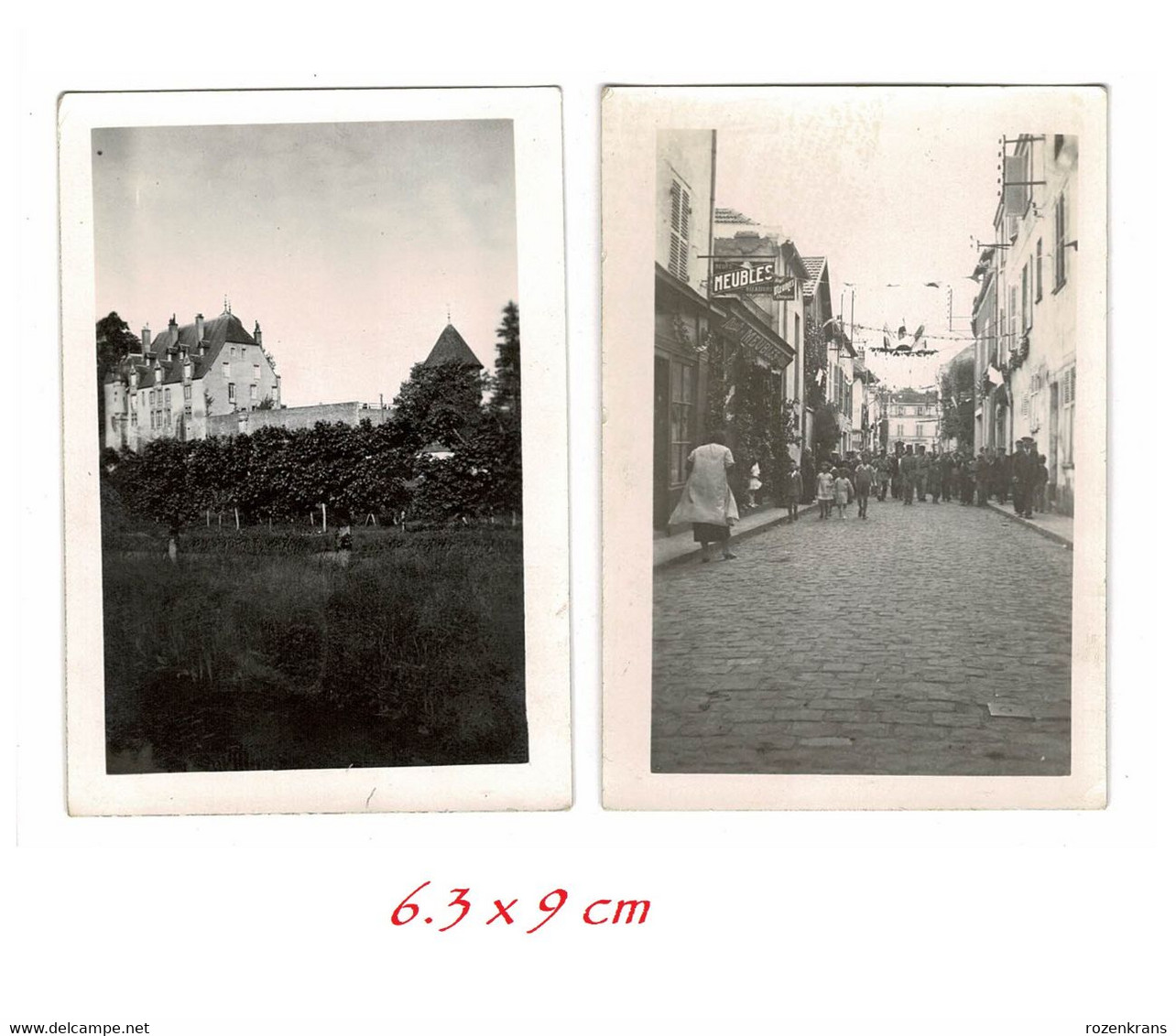 Lot 2 Ancienne Photo Photos Foto Annees '30 (?) A Identifier Inconnu  Onbekend France Frankrijk - Photos