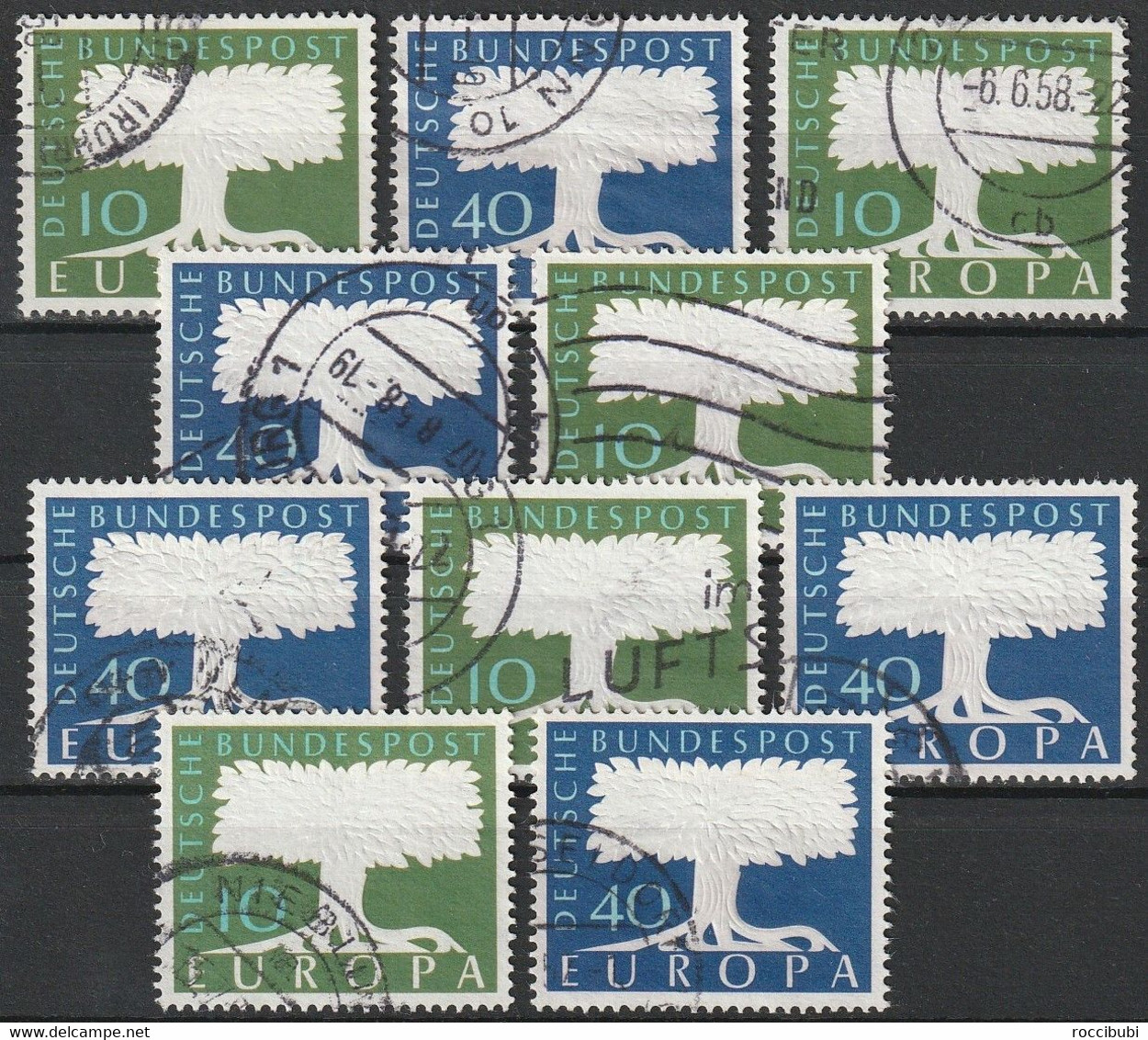 BRD 1957 O (5x) - 1957