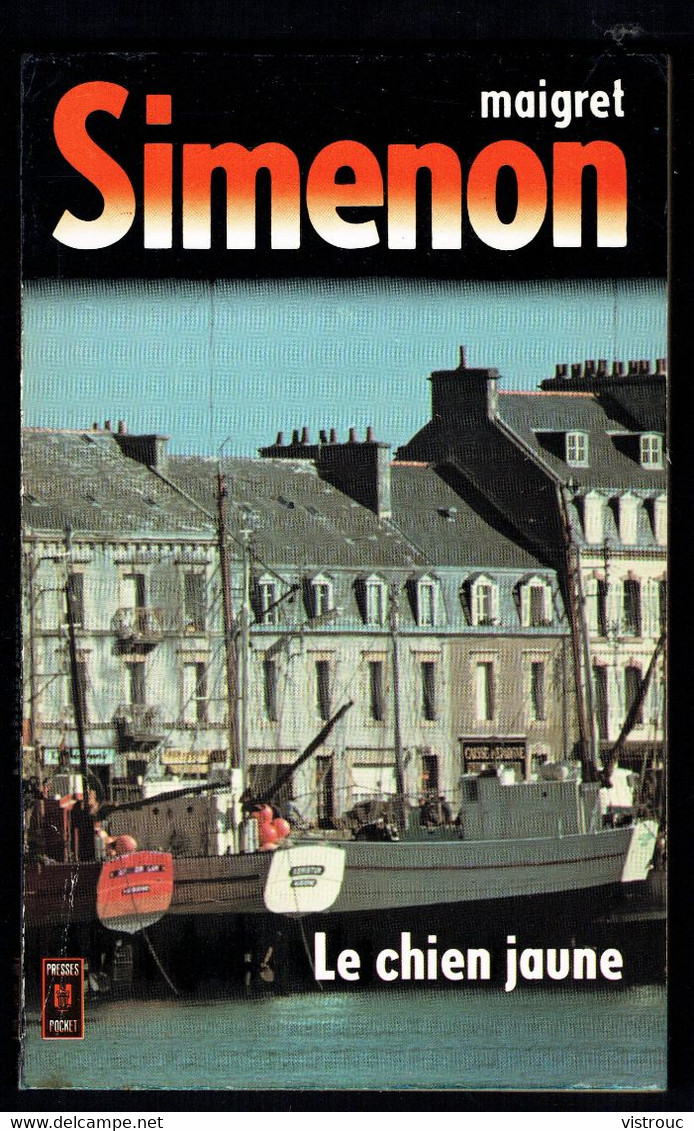 " MAIGRET: Le Chien Jaune " De SIMENON - Ed. Press Pocket N° 1330 - Paris - 1976 . - Belgian Authors