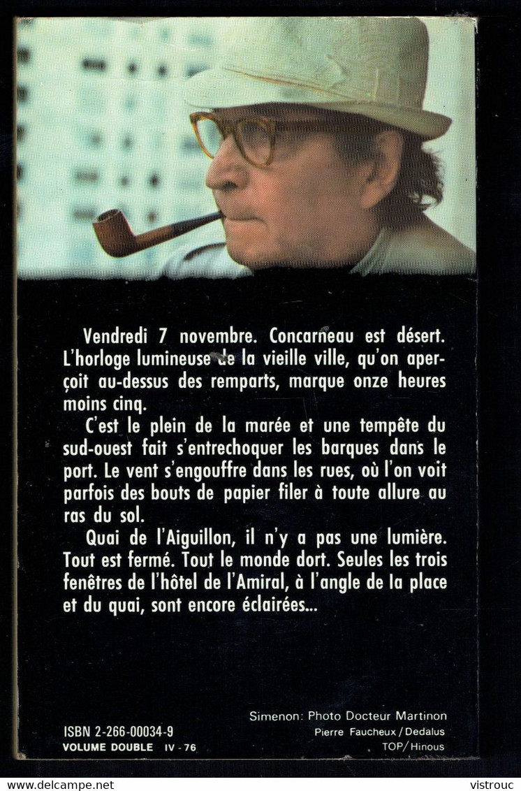 " MAIGRET: Le Chien Jaune " De SIMENON - Ed. Press Pocket N° 1330 - Paris - 1976 . - Belgian Authors