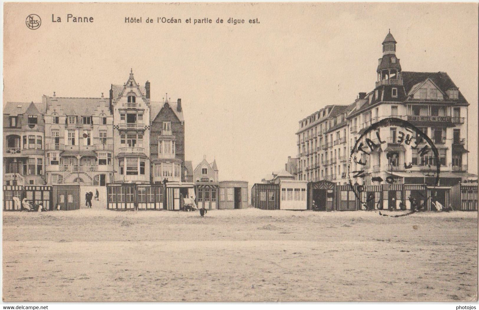 CPA La Panne Belgique    Hotel De L'Océan  à L'est   Nels - De Panne