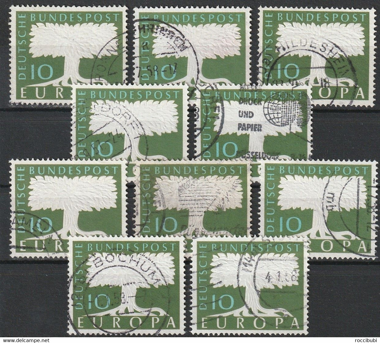 BRD 1957 O (10x) - 1957