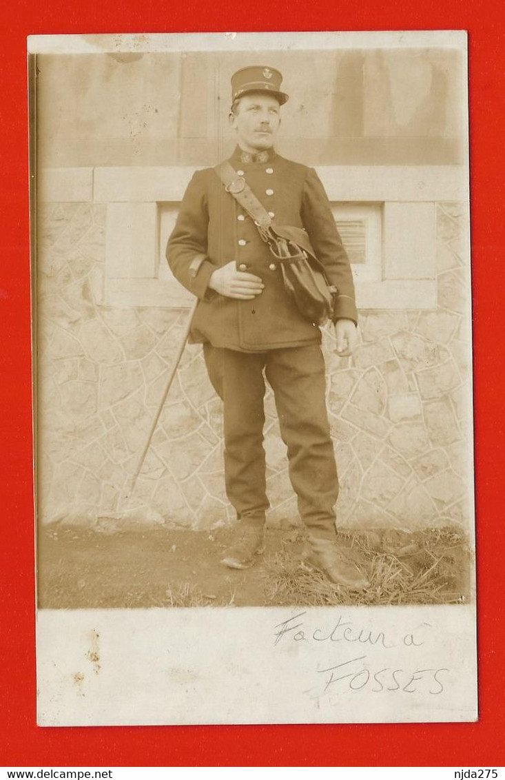 Fosses La Ville : Photo-carte D'un Facteur ( Qui , Où ,quand : Vers 1925 ) - Profesiones