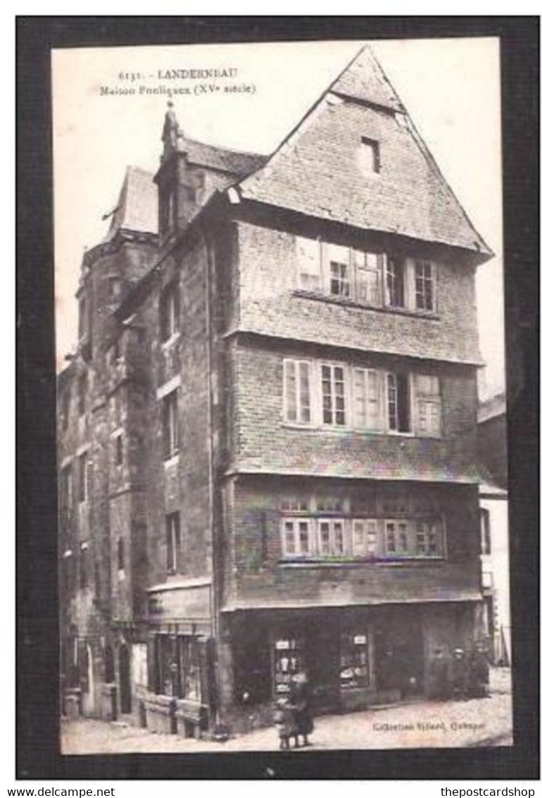 CPA 29 LANDERNEAU - Maison POULIQUEN Pâtisserie ( Animée ) - Landerneau