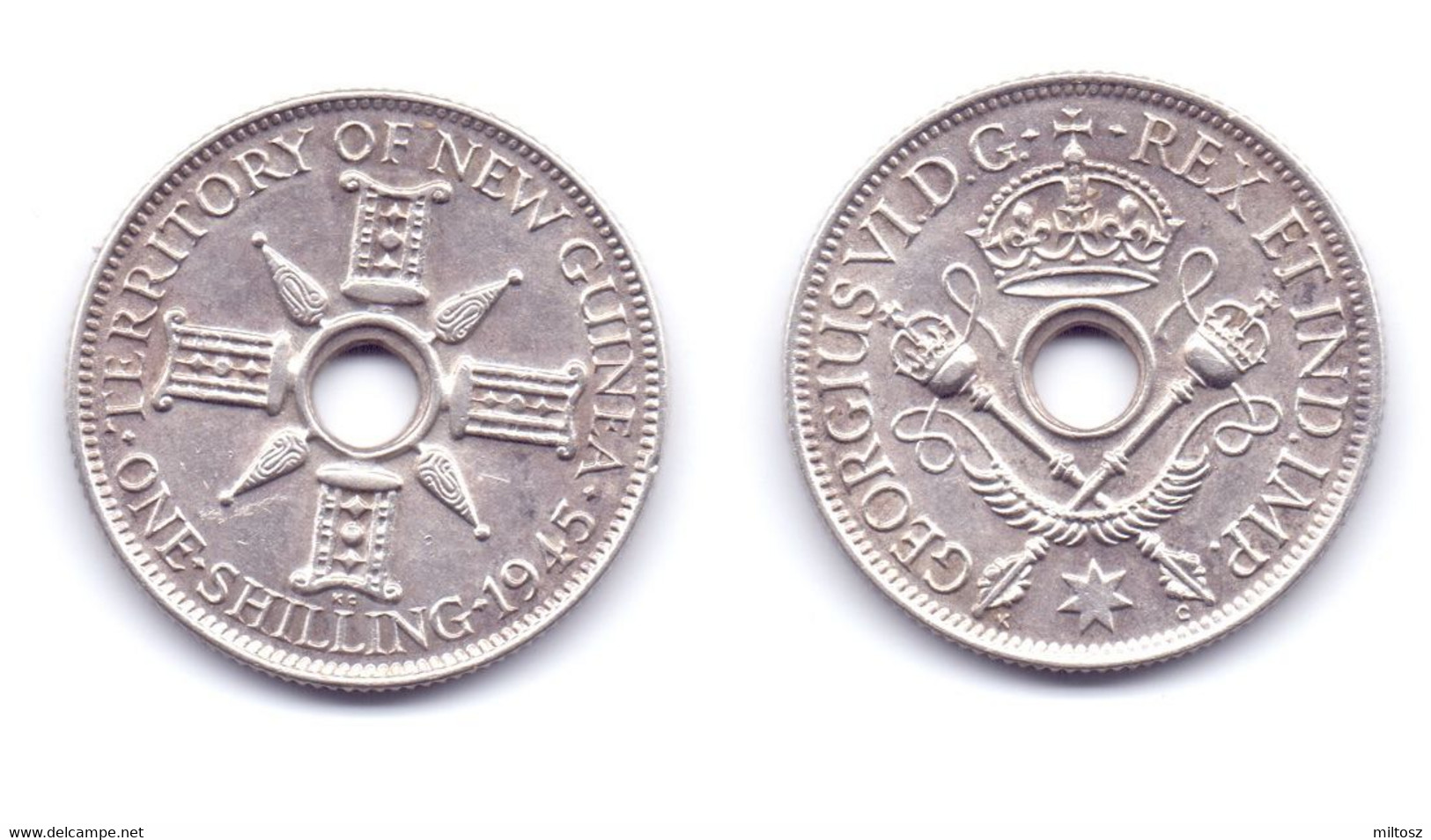 New Guinea 1 Shilling 1945 - Papúa Nueva Guinea