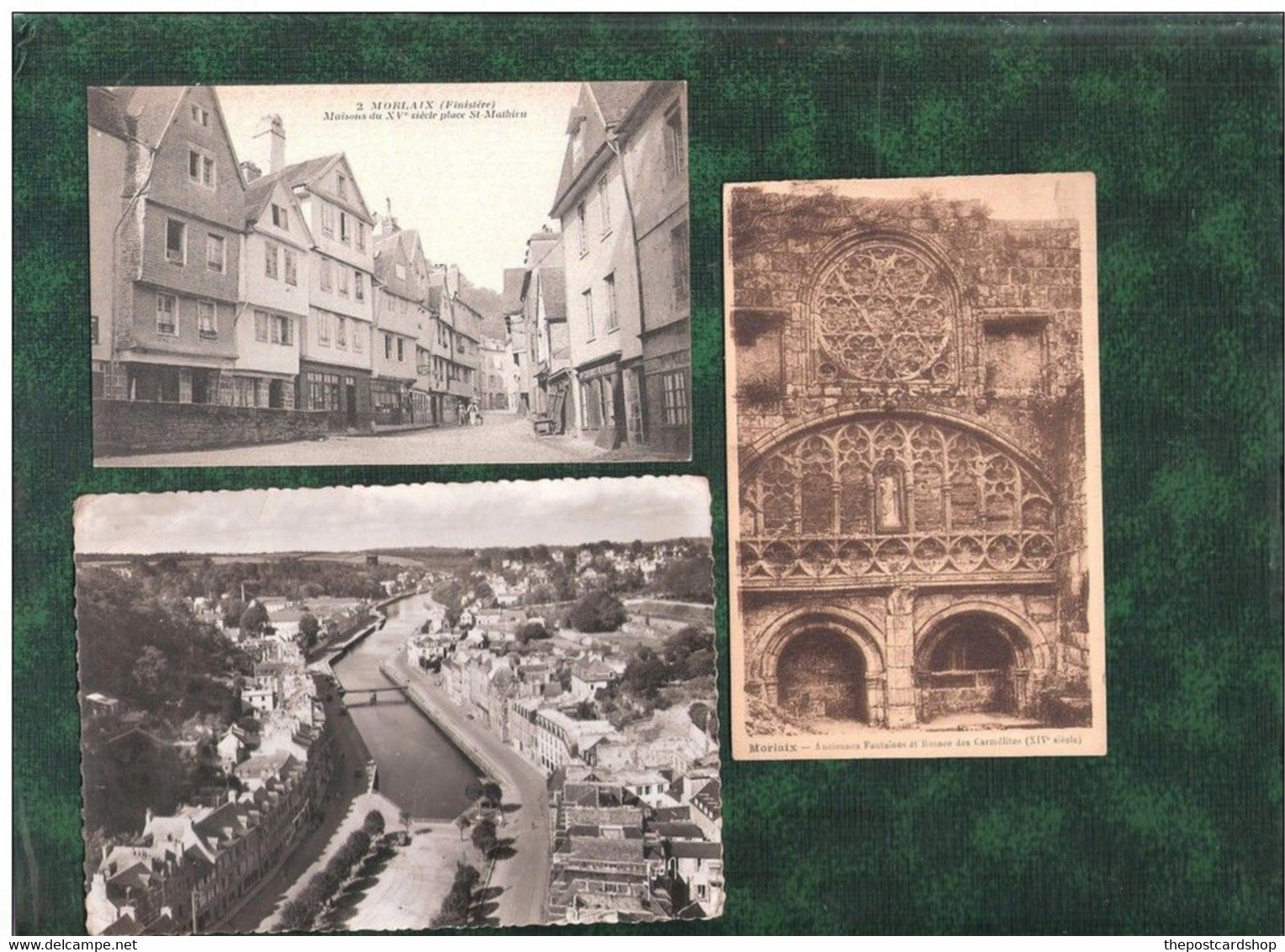 3 TROIS CARTES DE MORLAIX VOIR SCAN ......... (LOT 26) - Morlaix