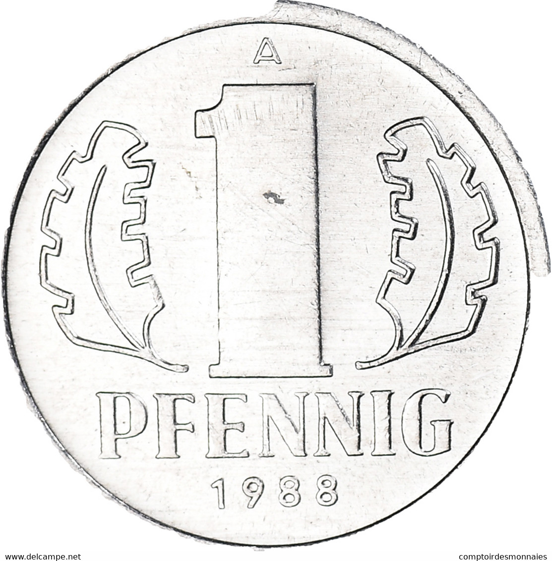 Monnaie, République Démocratique Allemande, Pfennig, 1988 - 1 Pfennig