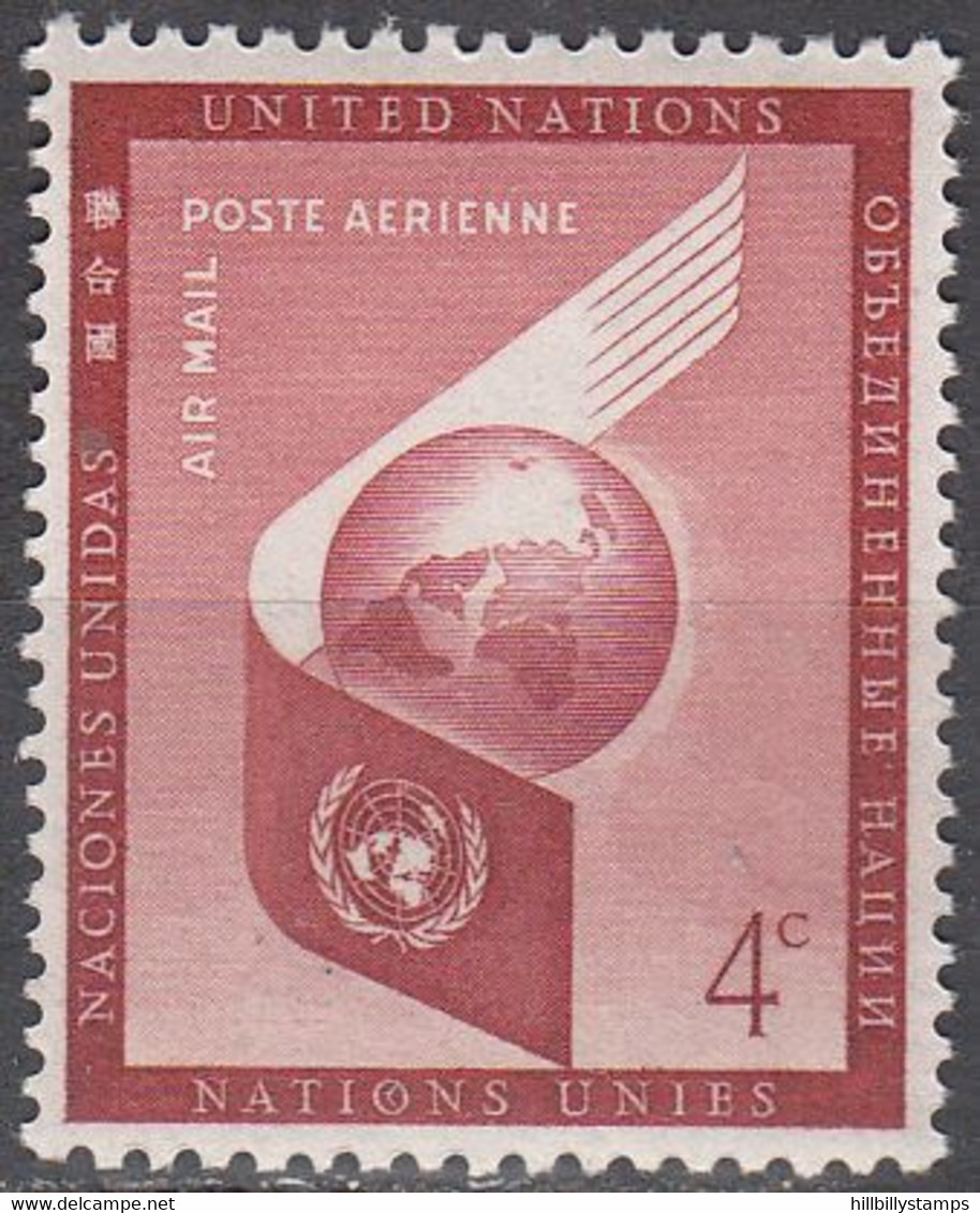 UNITED NATIONS  SCOTT NO.C5  MNH  YEAR 1957 - Airmail