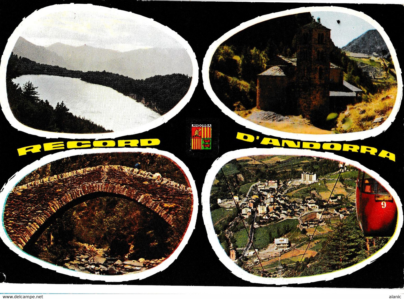 Andorre Français SUR CARTE POSTALE  N°159 - Covers & Documents