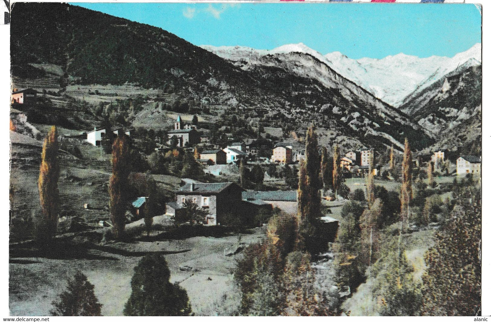 Andorre Français SUR CARTE POSTALE  N°166 - Brieven En Documenten