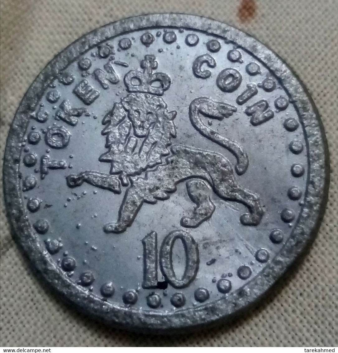 UK, 10 Pence Token, Agouz - Monétaires/De Nécessité