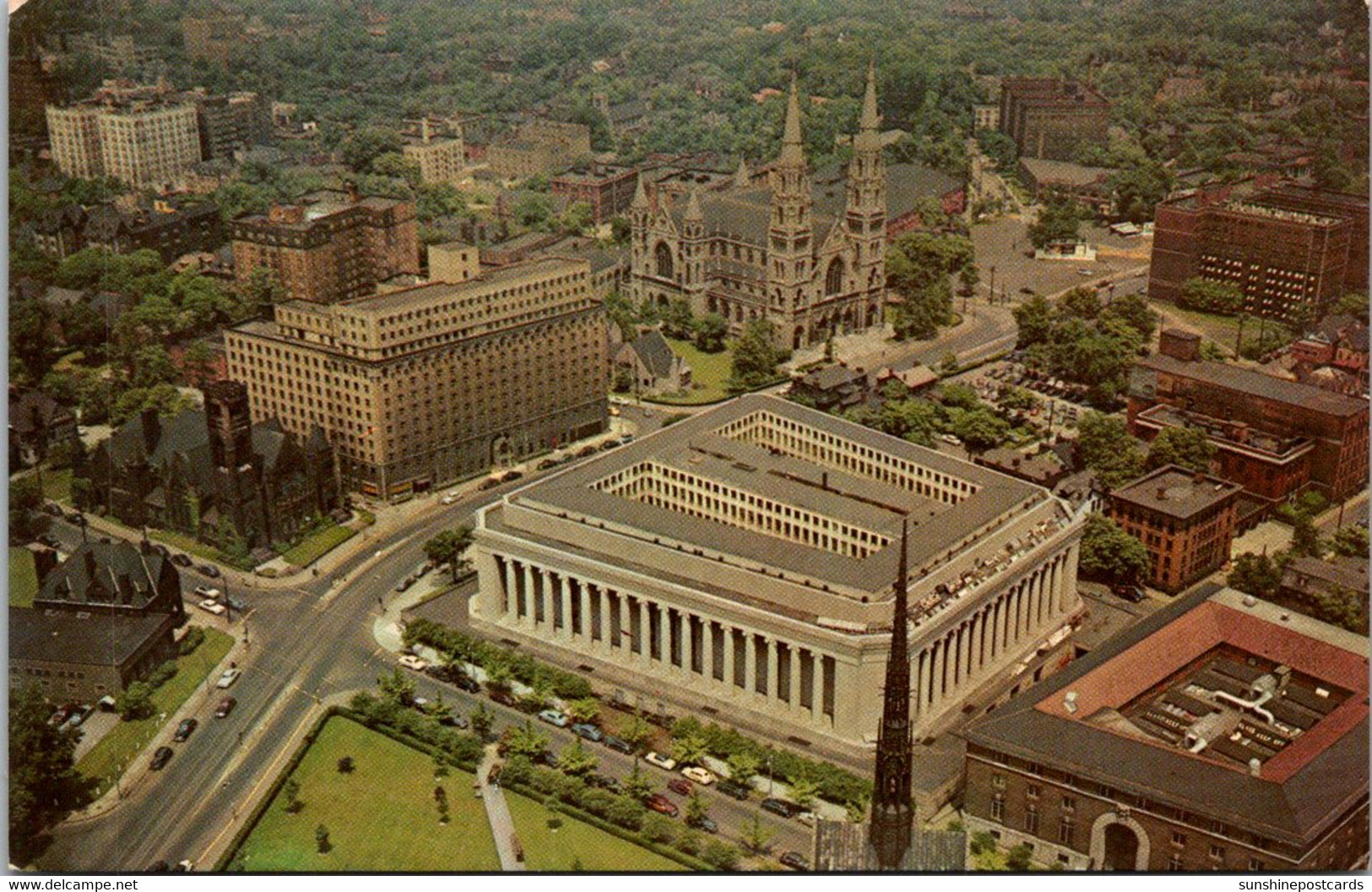 Pennsylvania Pittsburgh Civic Center Aerial View Showing Mellon Institute In Foreground - Pittsburgh