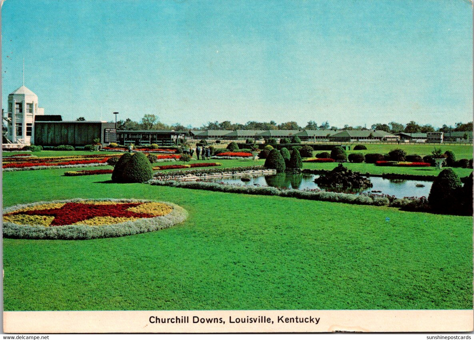 Kentucky Louisville Churchill Downs Formal Gardens And Pool - Louisville