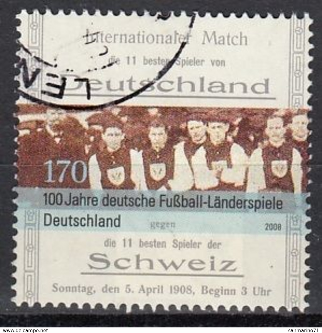 GERMANY Bundes 2659,used,falc Hinged,football - Gebruikt