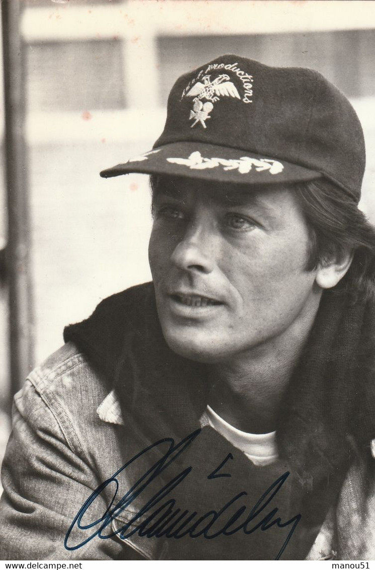 Artiste - Alain DELON - Carte Dédicacée - Entertainers