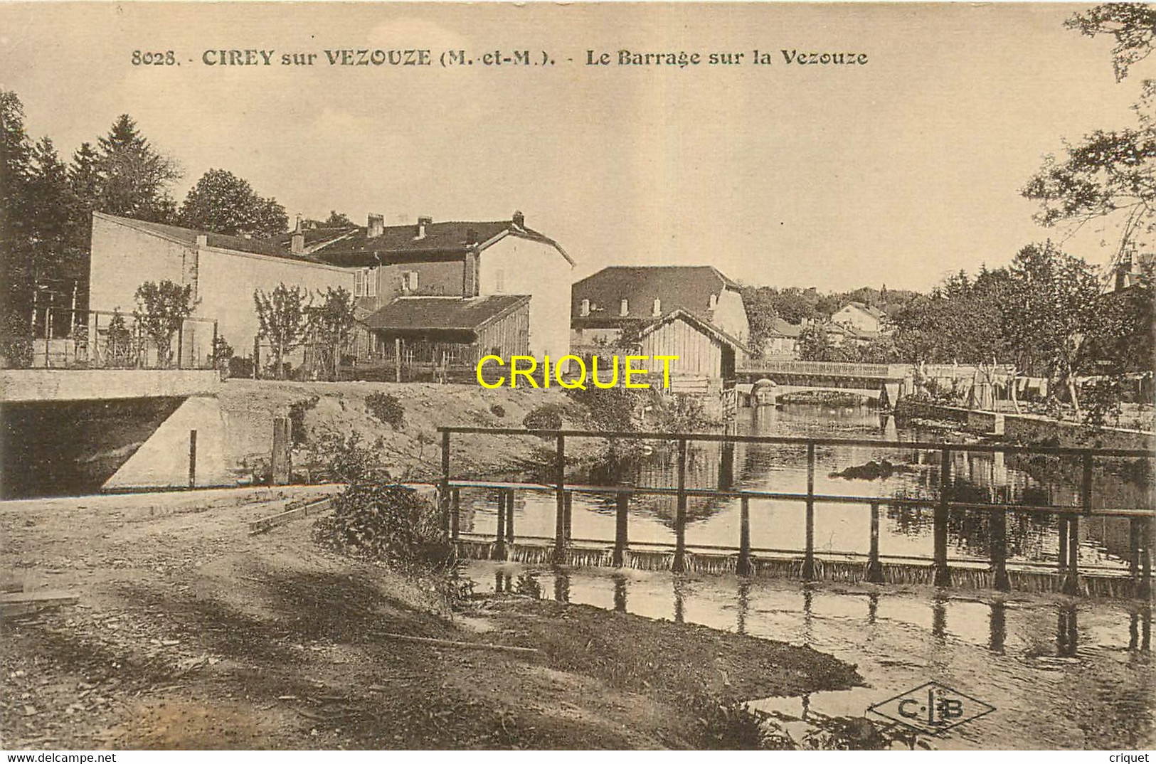 54 Cirey Sur Vezouze, Le Barrage Sur La Vezouze, Carte Pas Courante - Cirey Sur Vezouze