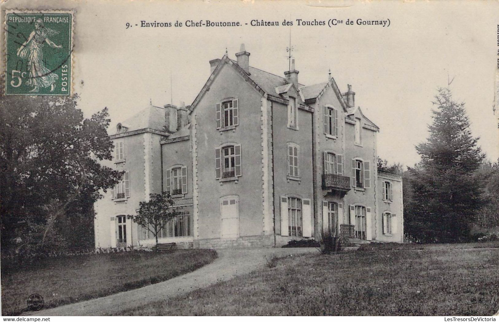 CPA - 93 - GOURNAY - Château Des Touches - Parc - Jardin - Gournay Sur Marne