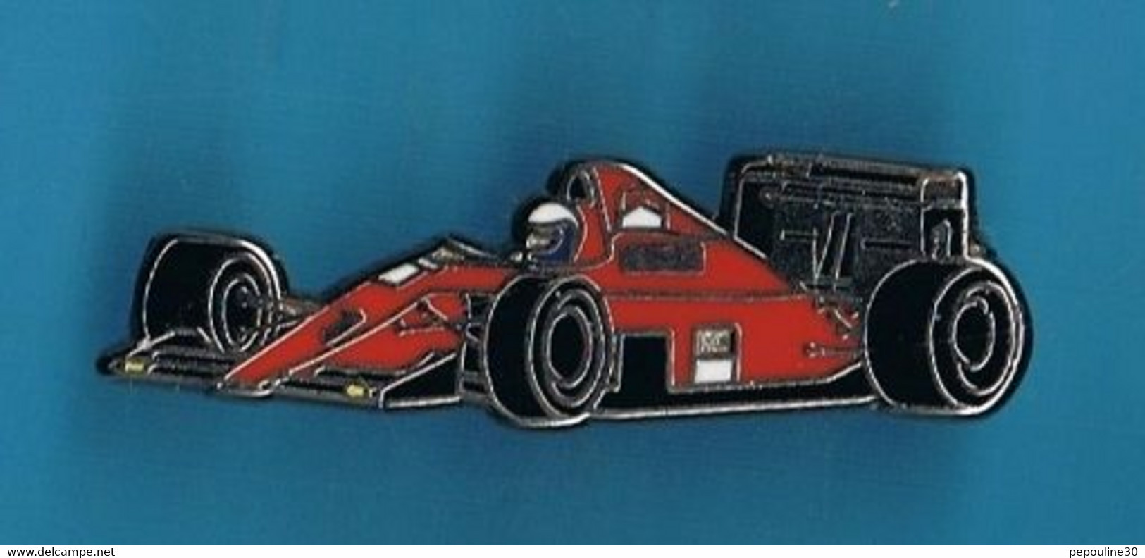 1 PIN'S //   ** F1 SAISON 1990 / FERRARI F1-90 / ALAIN PROST ** . (Locomobile 94) - Ferrari