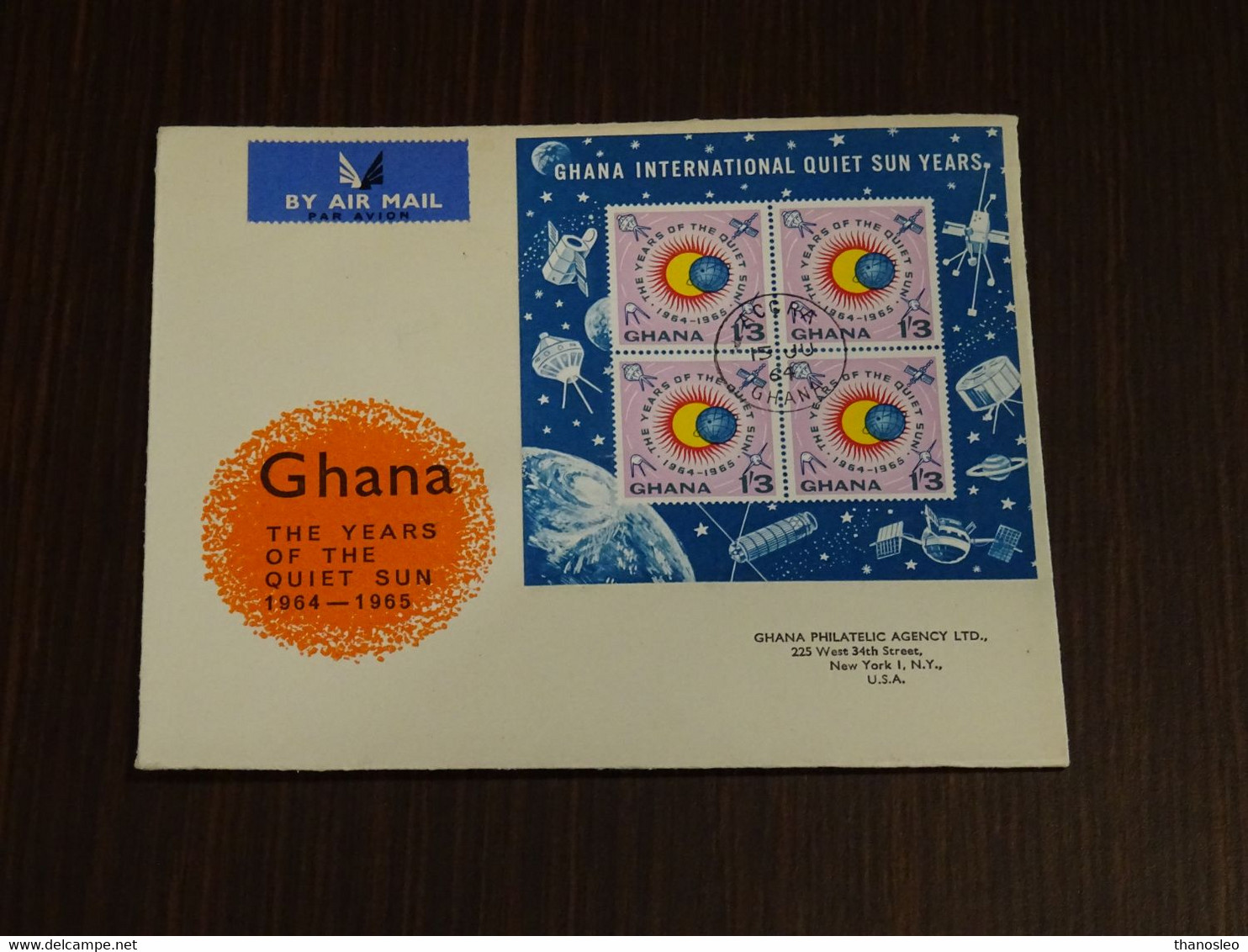 Ghana 1964 Space FDC VF - Afrique