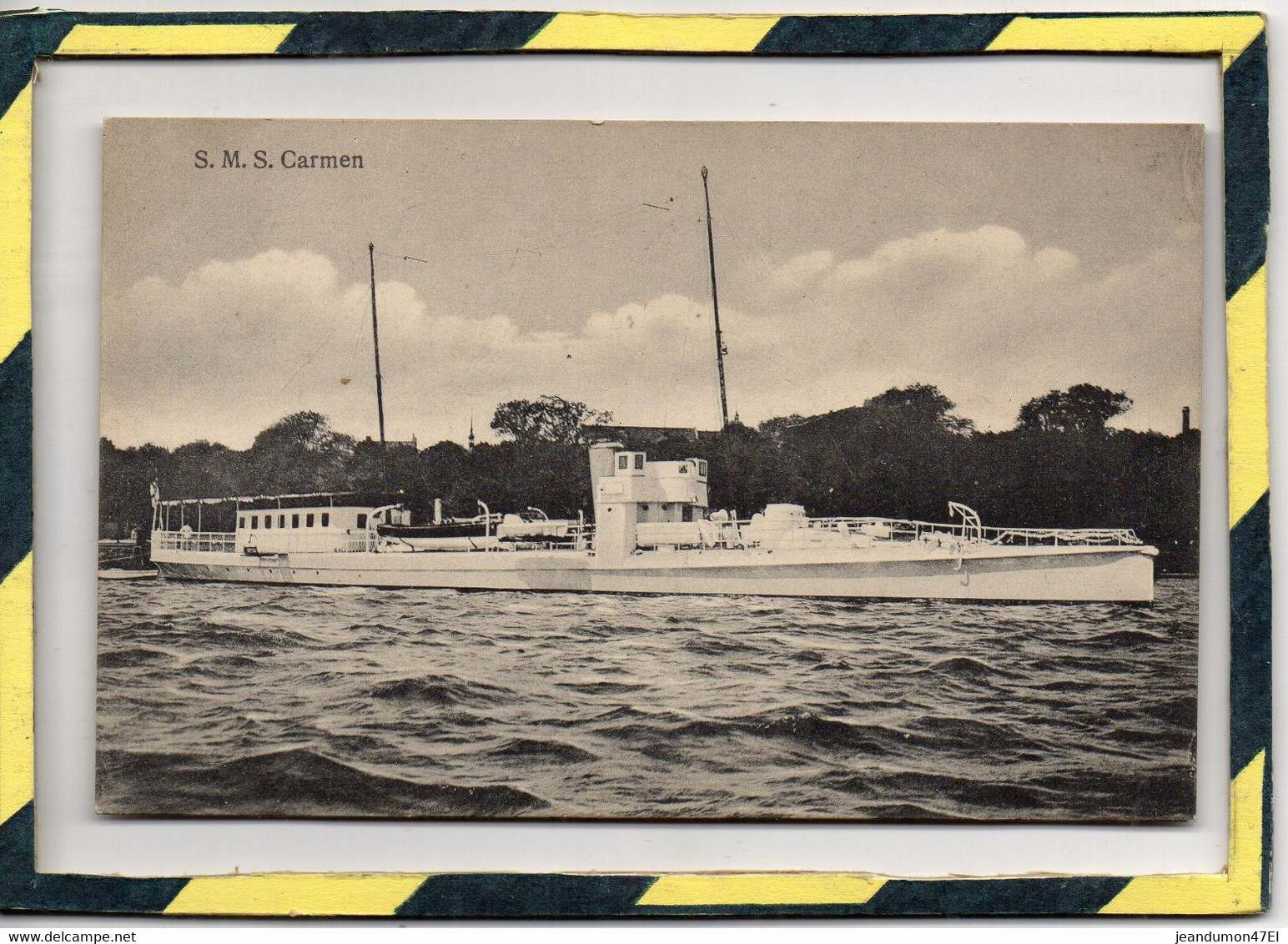 S.M.S. " CARMEN ". BATIMENT ALLEMAND - Bateaux