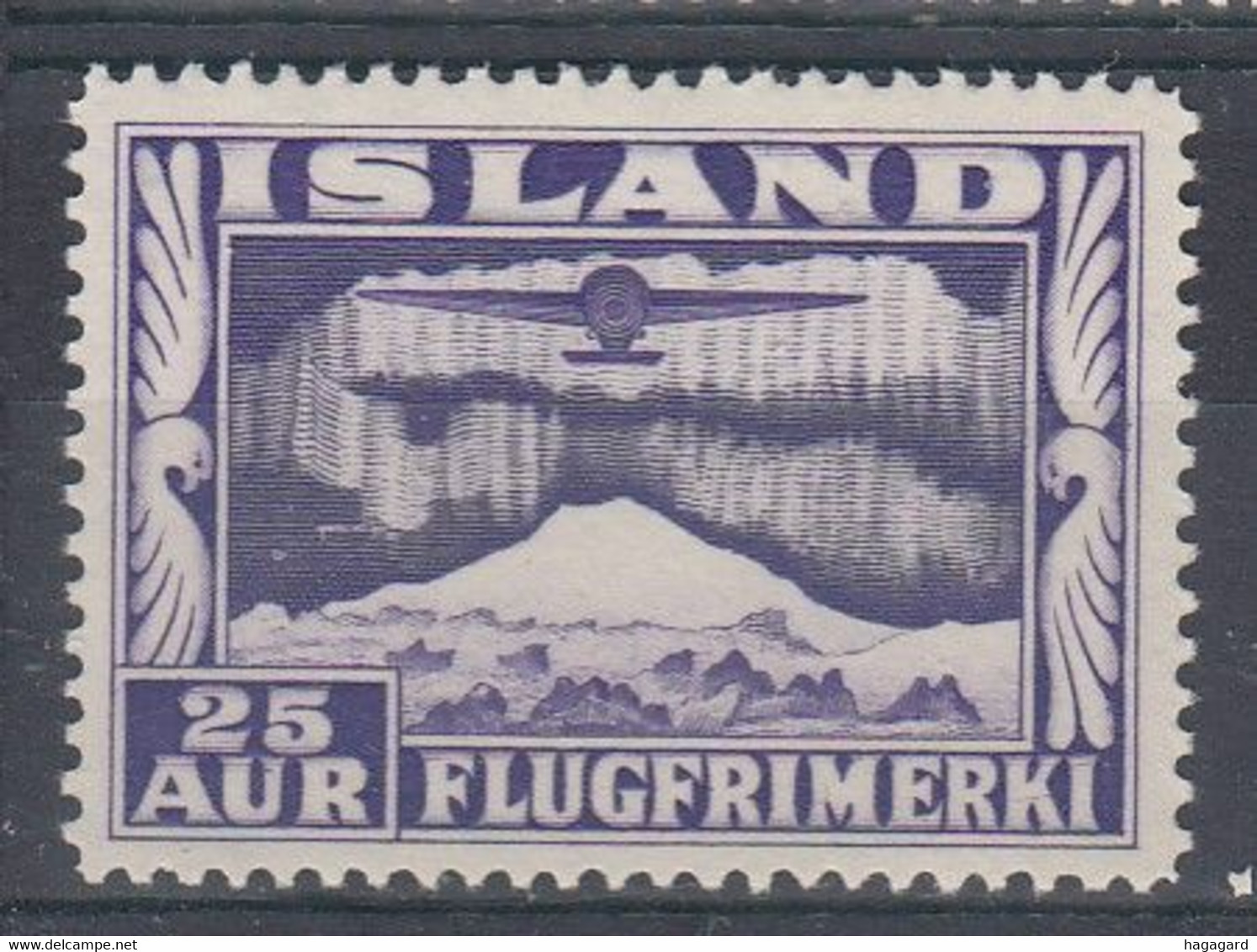 OM1964. Iceland 1934. Michel 177A. MNH(**) - Luftpost