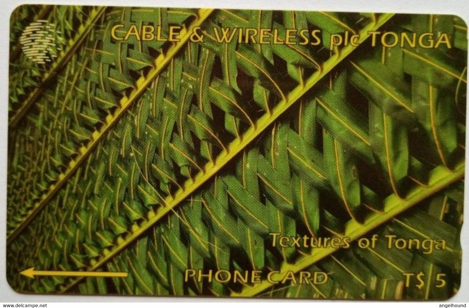 Tonga Cable And Wireless T$5  185CTGA " Green " - Tonga