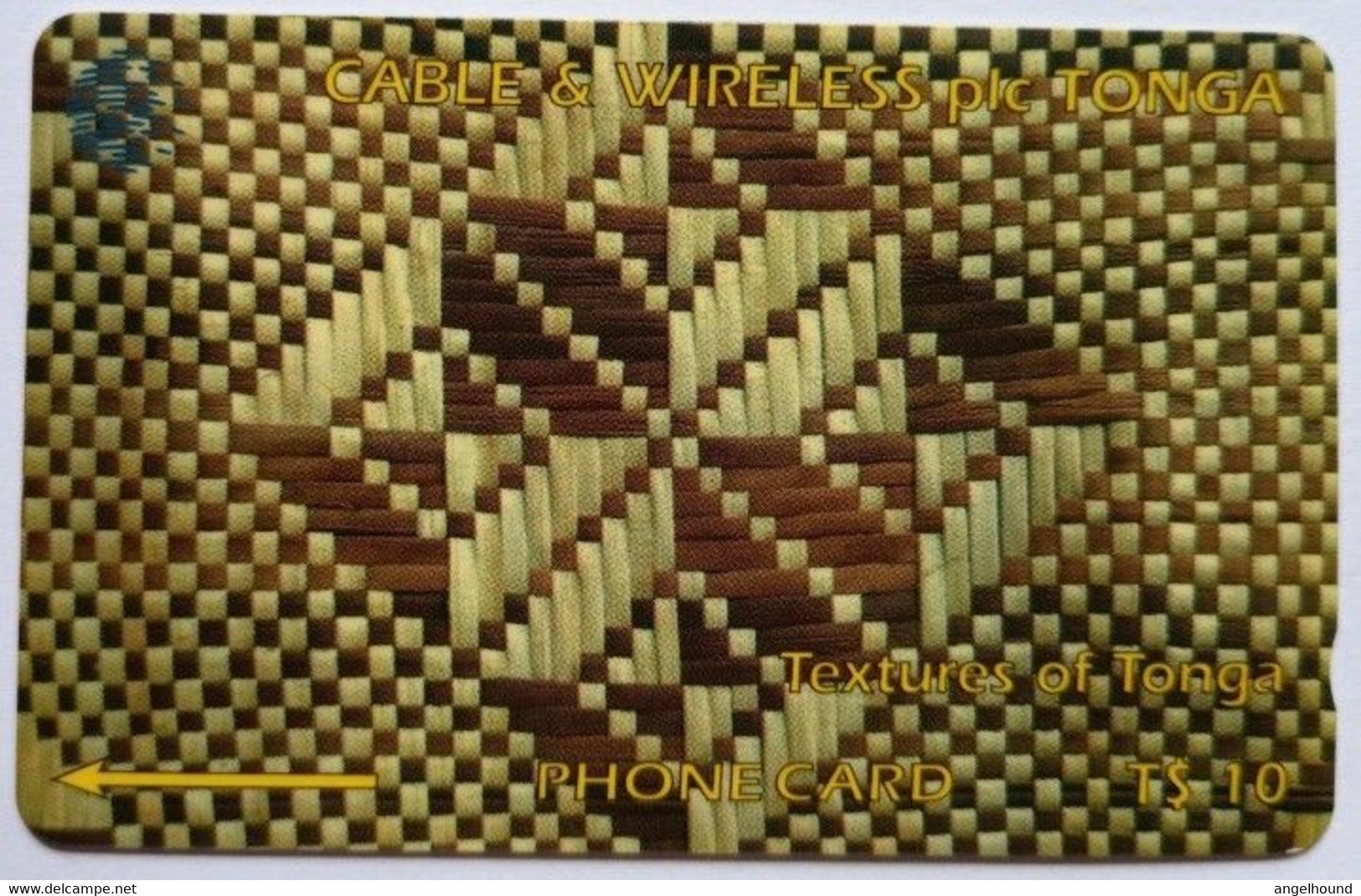 Tonga Cable And Wireless T$10  154CTGA  " White And Brown " - Tonga