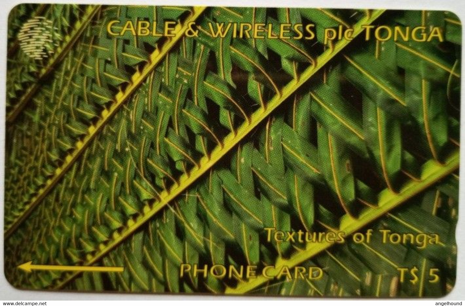 Tonga Cable And Wireless T$5  129CTGA " Green " - Tonga