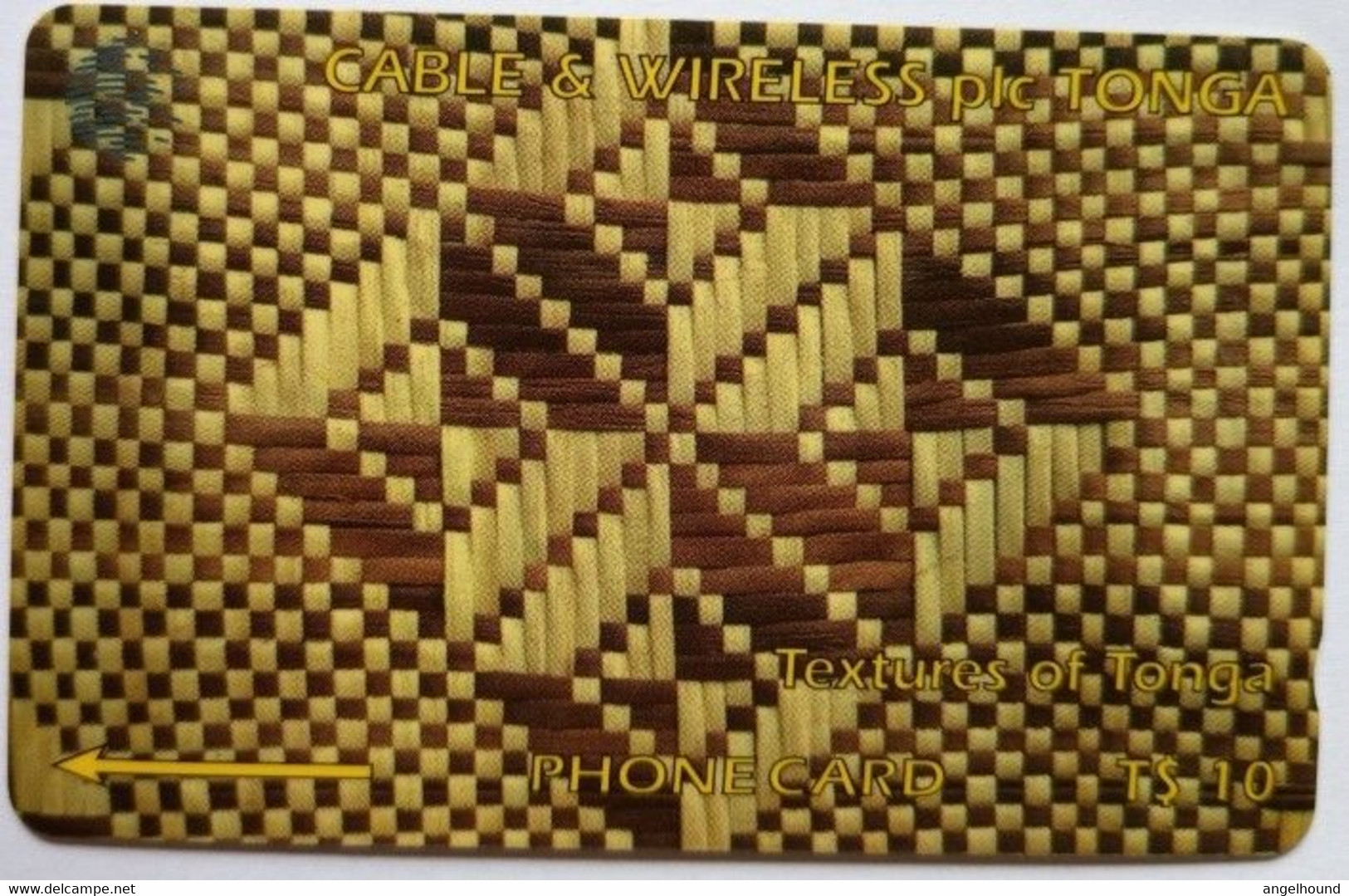 Tonga Cable And Wireless T$10  65CTGA  " White And Brown " - Tonga